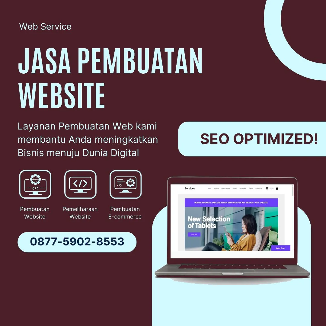 Jasa Pembuatan Web Senen Jakarta Pusat Responsif dengan Desain Modern