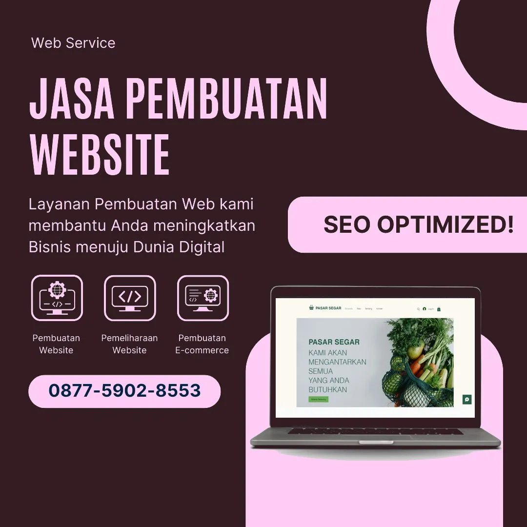 Jasa Pembuatan Web Gambir Jakarta Pusat Modern dengan Desain Responsif