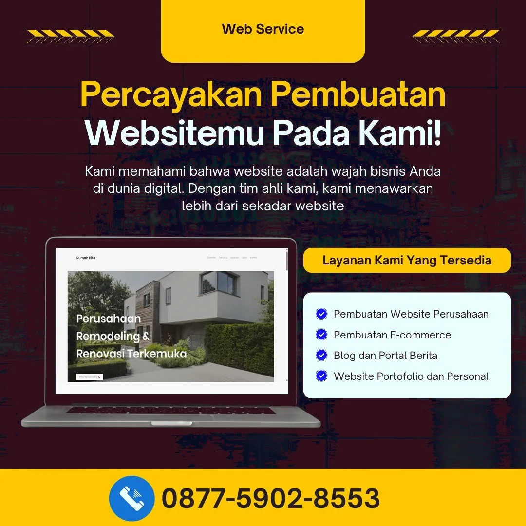 Jasa Pembuatan Web Cempaka Putih Jakarta Pusat Terpercaya dan Bergaransi