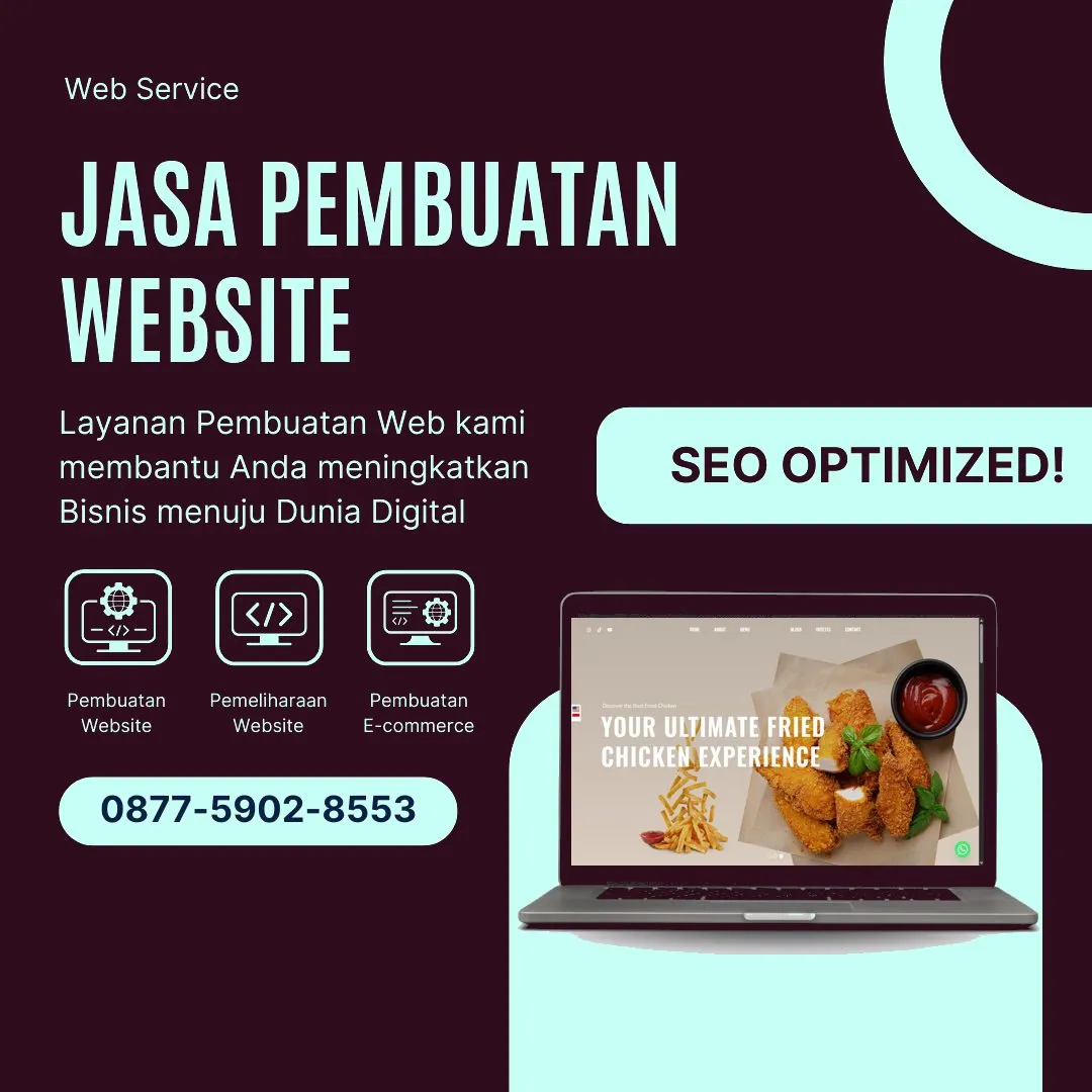 Jasa Pembuatan Web Jagakarsa Jakarta Selatan Modern dengan Desain Responsif
