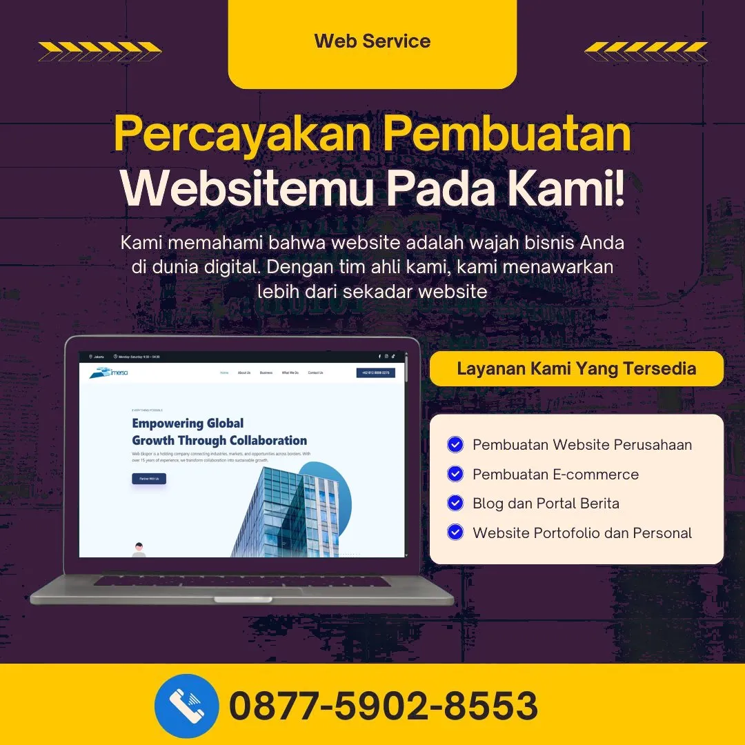 Jasa Pembuatan Web Cibaliung Pandeglang Terpercaya dengan Harga Kompetitif