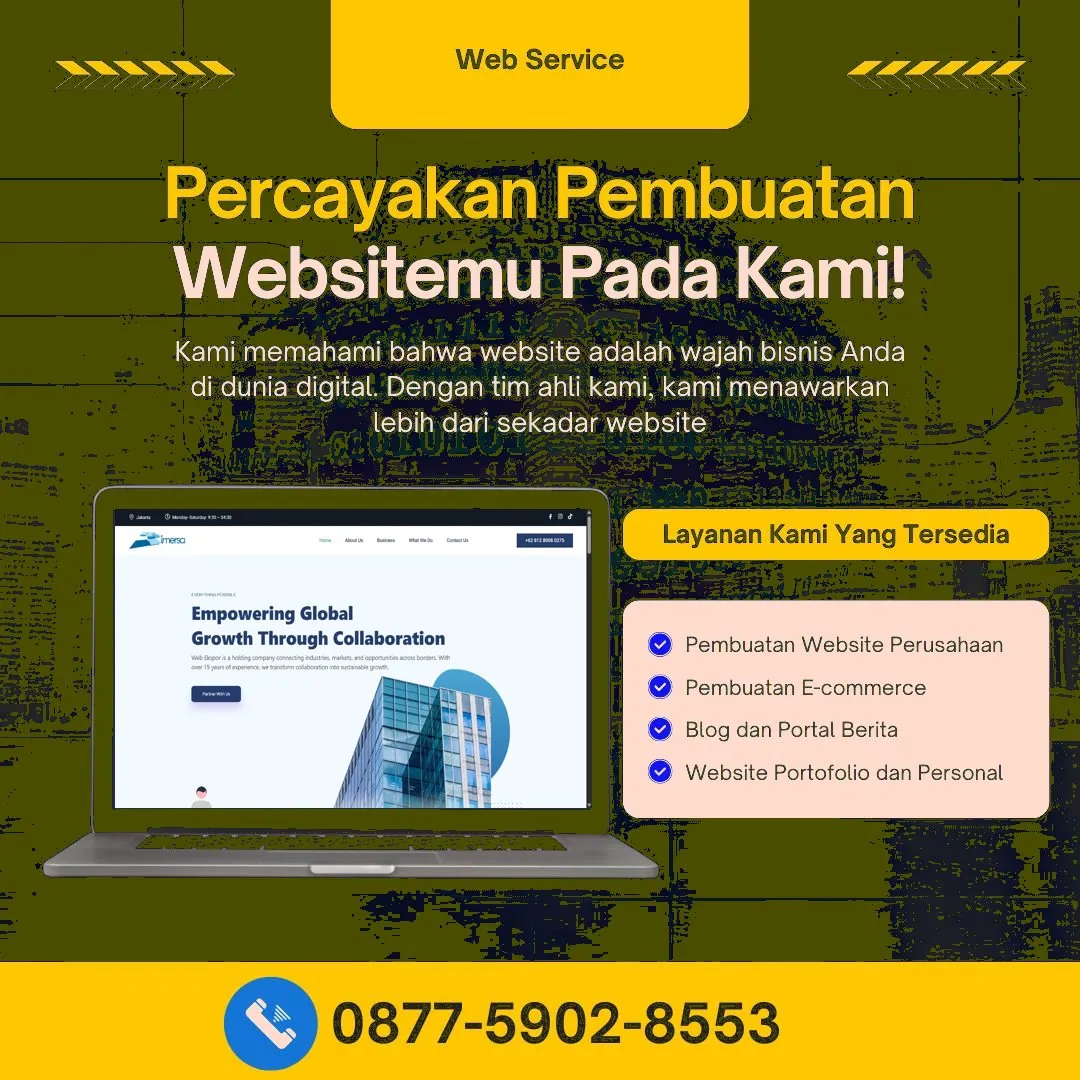 Jasa Pembuatan Web Kosambi Tangerang Kreatif dengan Jaminan Kualitas Tinggi