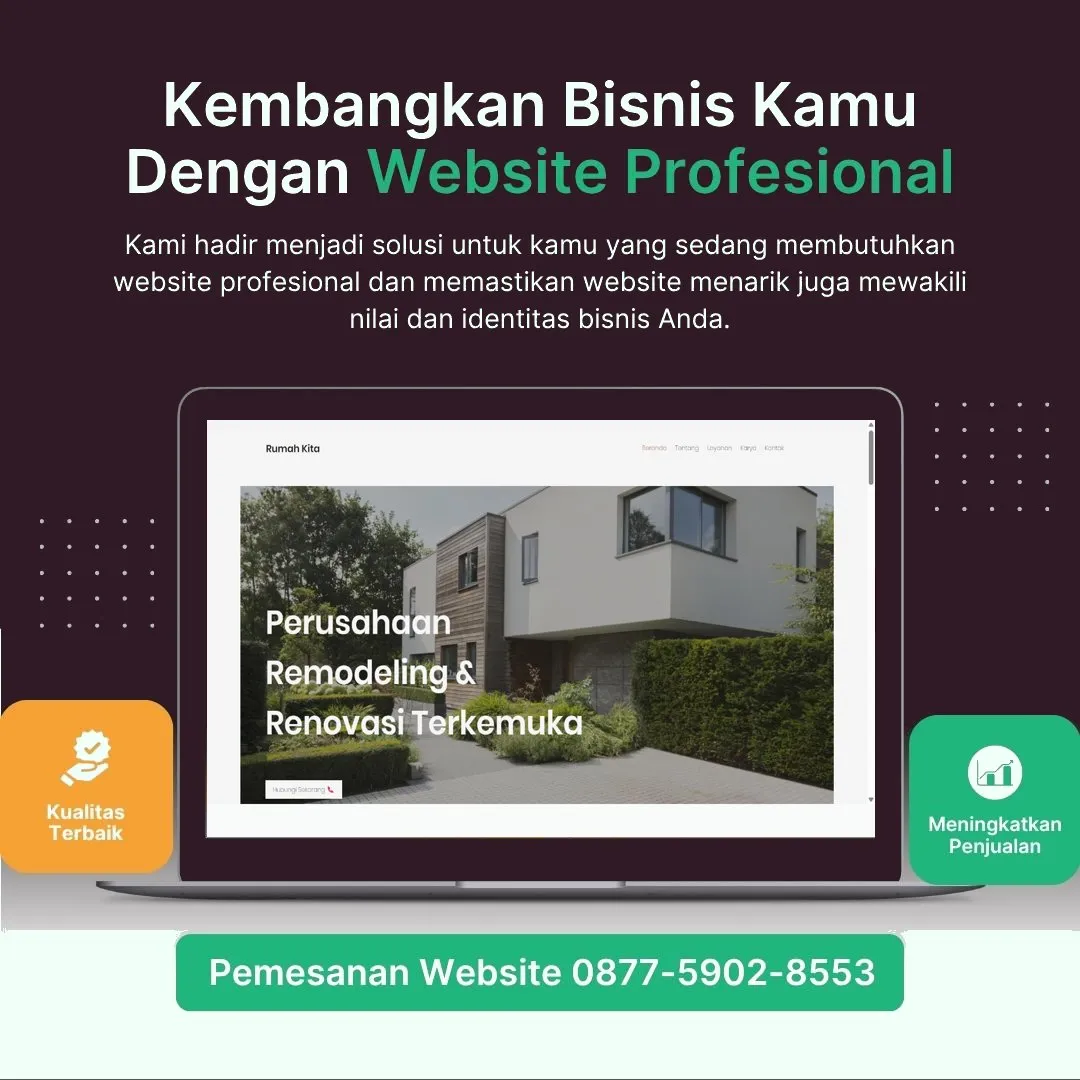 Jasa Pembuatan Web Pakuhaji Tangerang Profesional, Hemat, dan Berkualitas