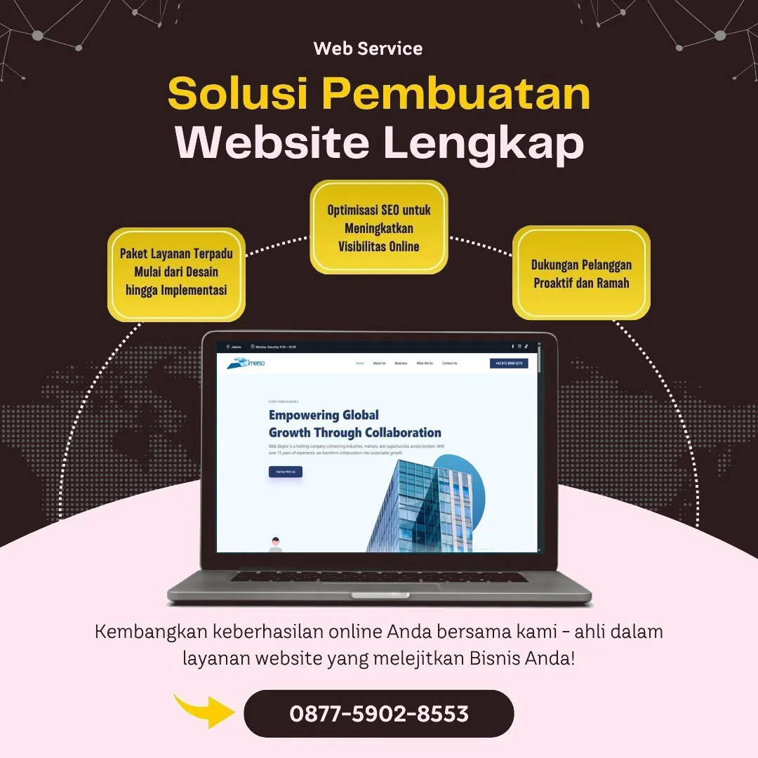 Jasa Pembuatan Web Tangerang Profesional, Cepat, dan Harga Bersahabat