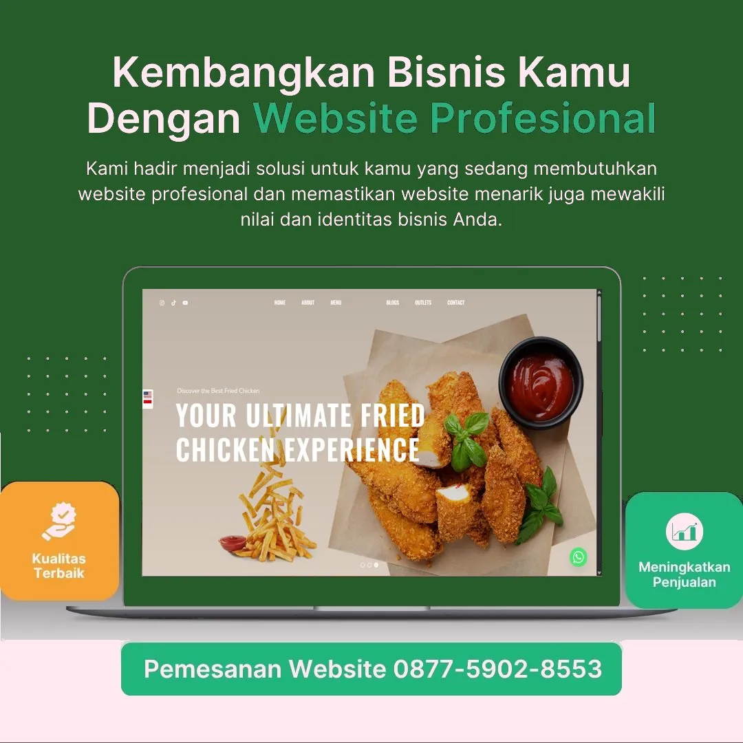 Jasa Pembuatan Web Kunjang Kediri Handal dengan Desain Responsif