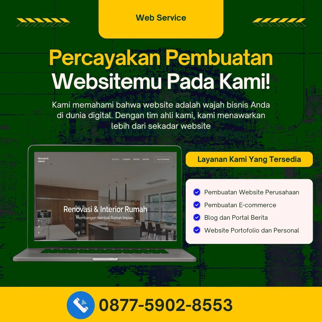 Jasa Pembuatan Web Bambang Lipuro Bantul Jogja Profesional, Kreatif, dan Terjangkau