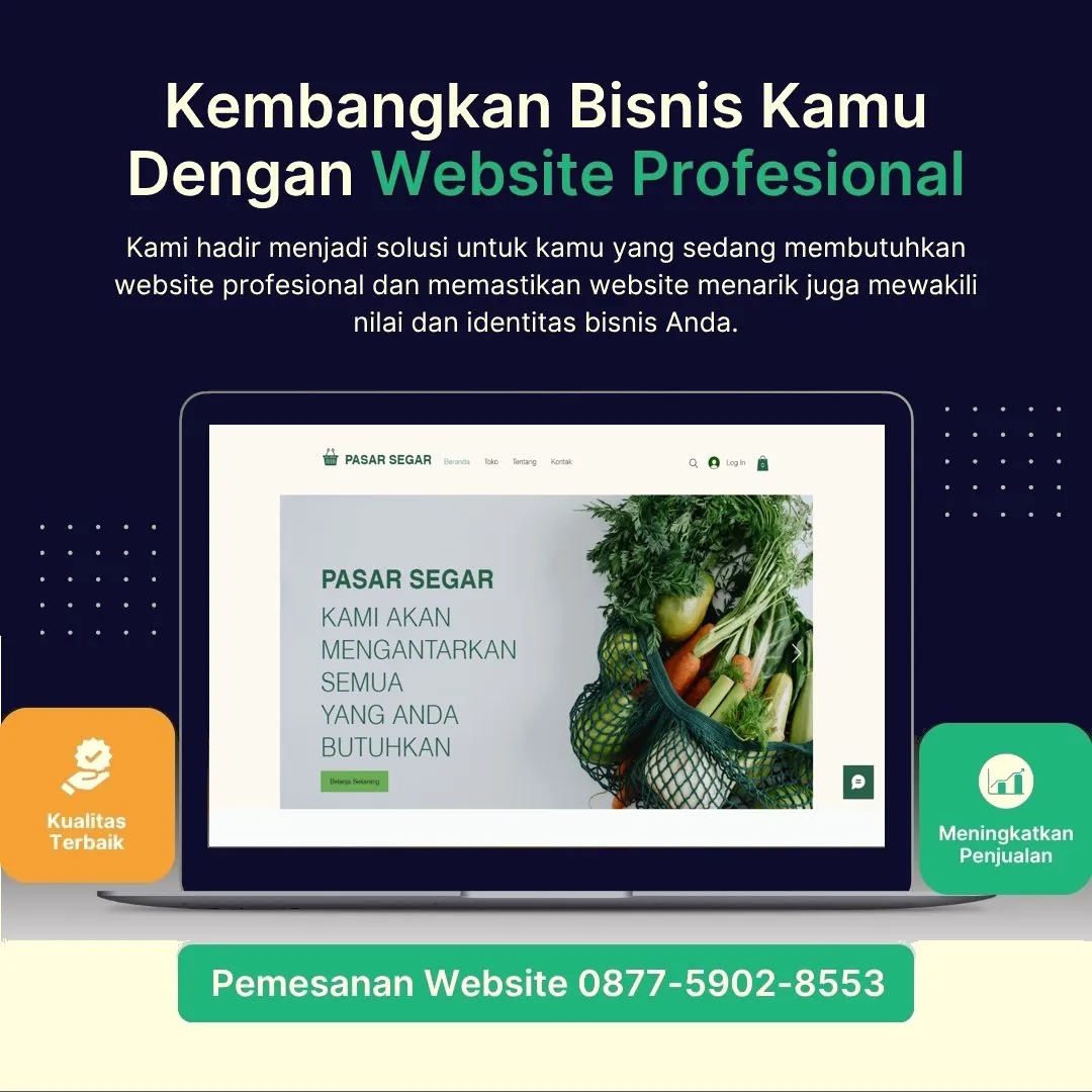 Jasa Pembuatan Web Jetis Jogja Profesional, Hemat, dan Berkualitas