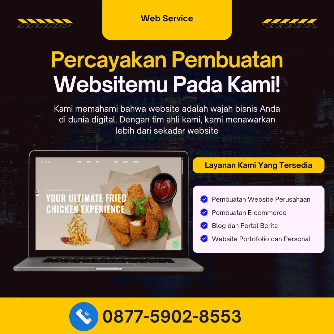 Jasa Pembuatan Web Gorontalo Modern, Cepat, dan Terpercaya