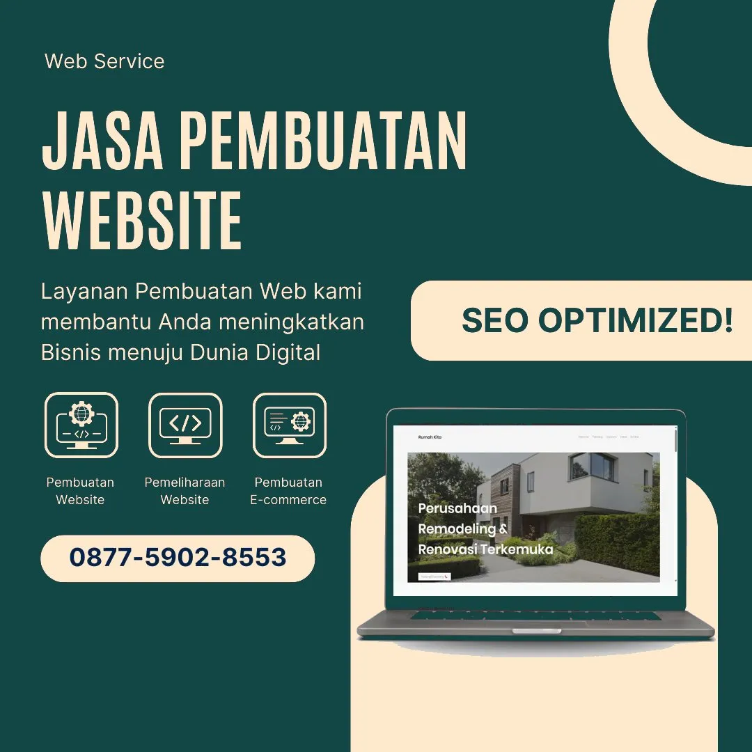 Jasa Pembuatan Web Bungo Jambi Modern, Cepat, dan Andal