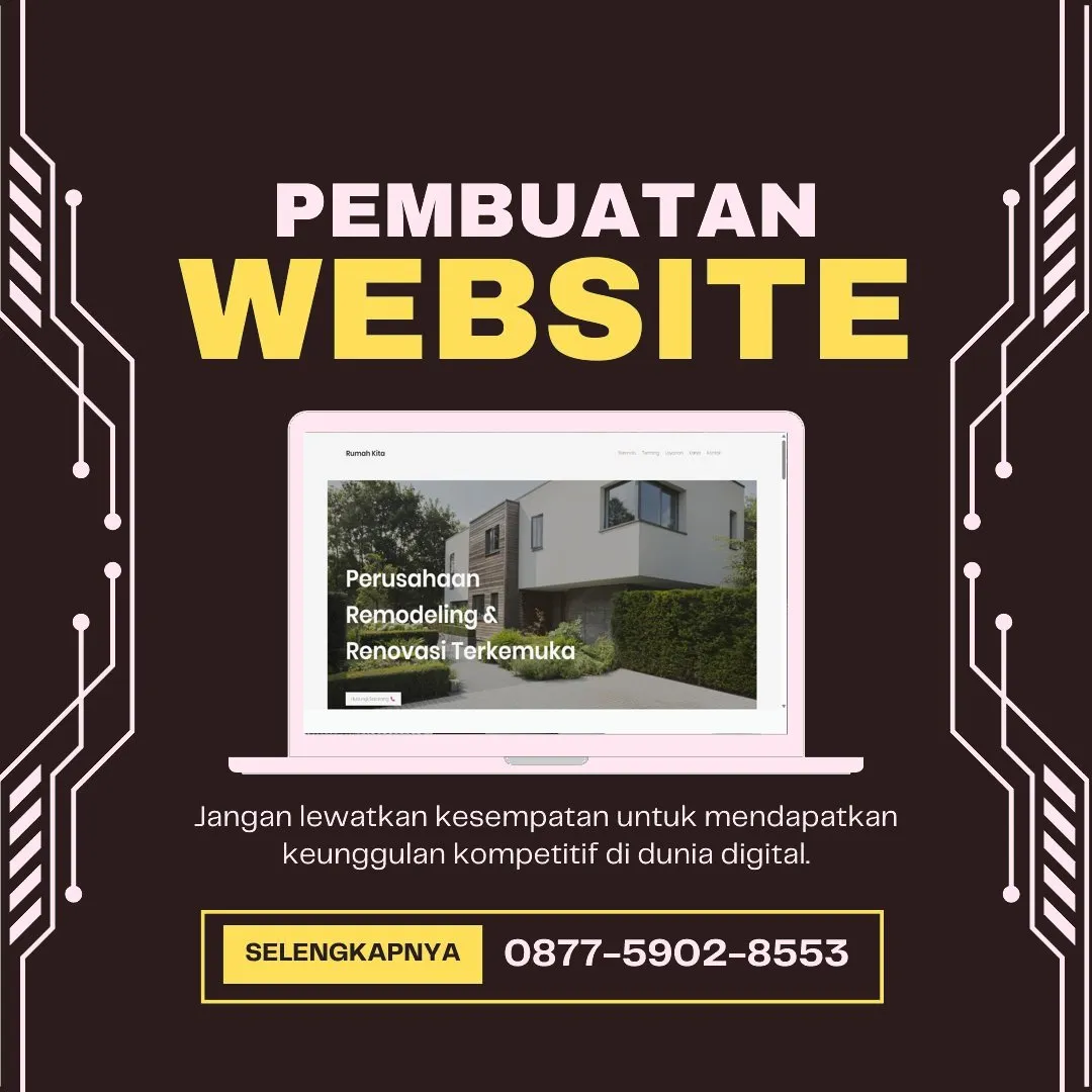 Jasa Pembuatan Web Kubu Raya Modern, Cepat, dan Berkualitas