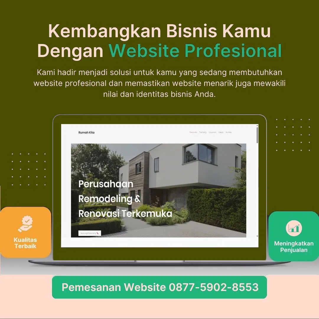Jasa Pembuatan Web Wates Kediri Cepat, Terpercaya, dan Harga Bersahabat