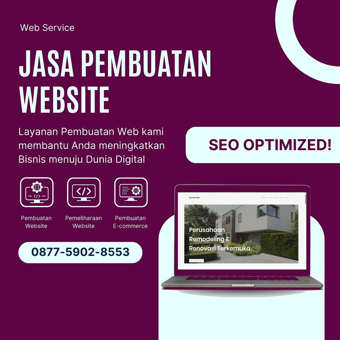 Jasa Pembuatan Web Gunung Mas Kreatif, Modern, dan Terjangkau