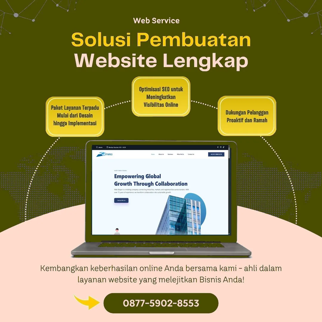 Jasa Pembuatan Web Pulang Pisau Cepat, Kreatif, dan Berkualitas