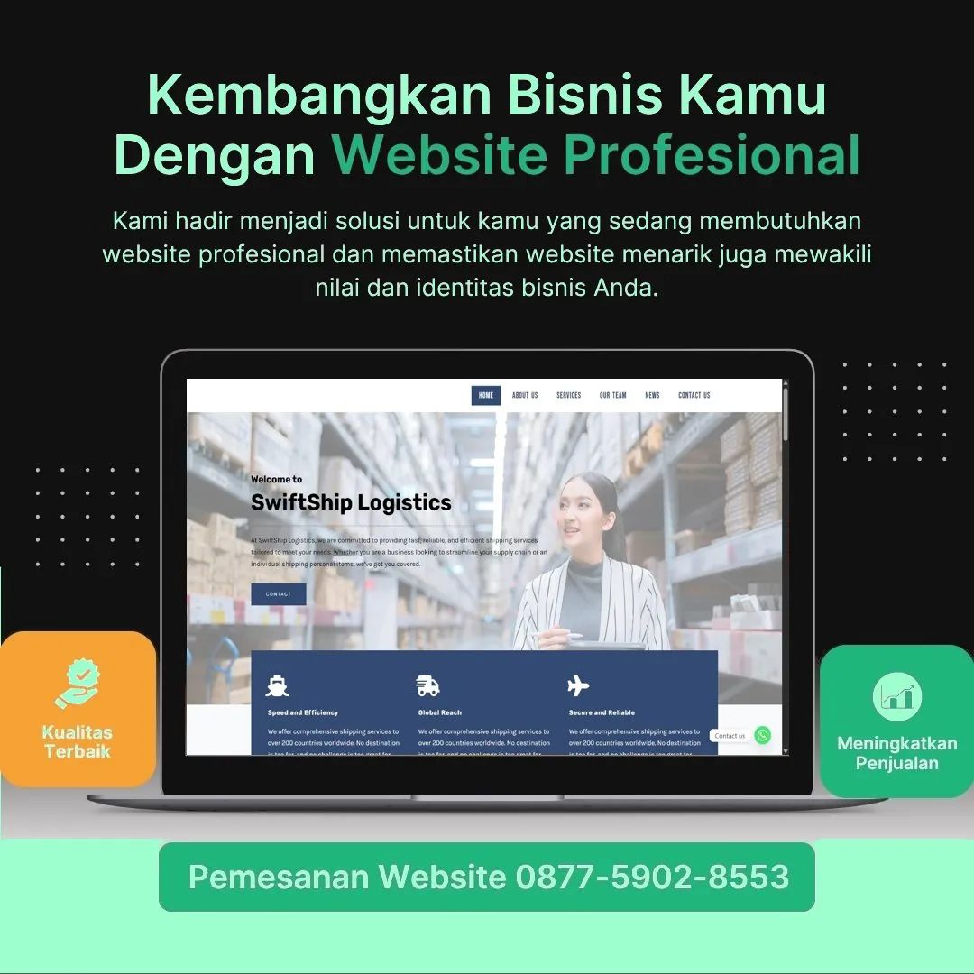 Jasa Pembuatan Web Kutai Kartanegara Profesional, Modern, dan Hemat