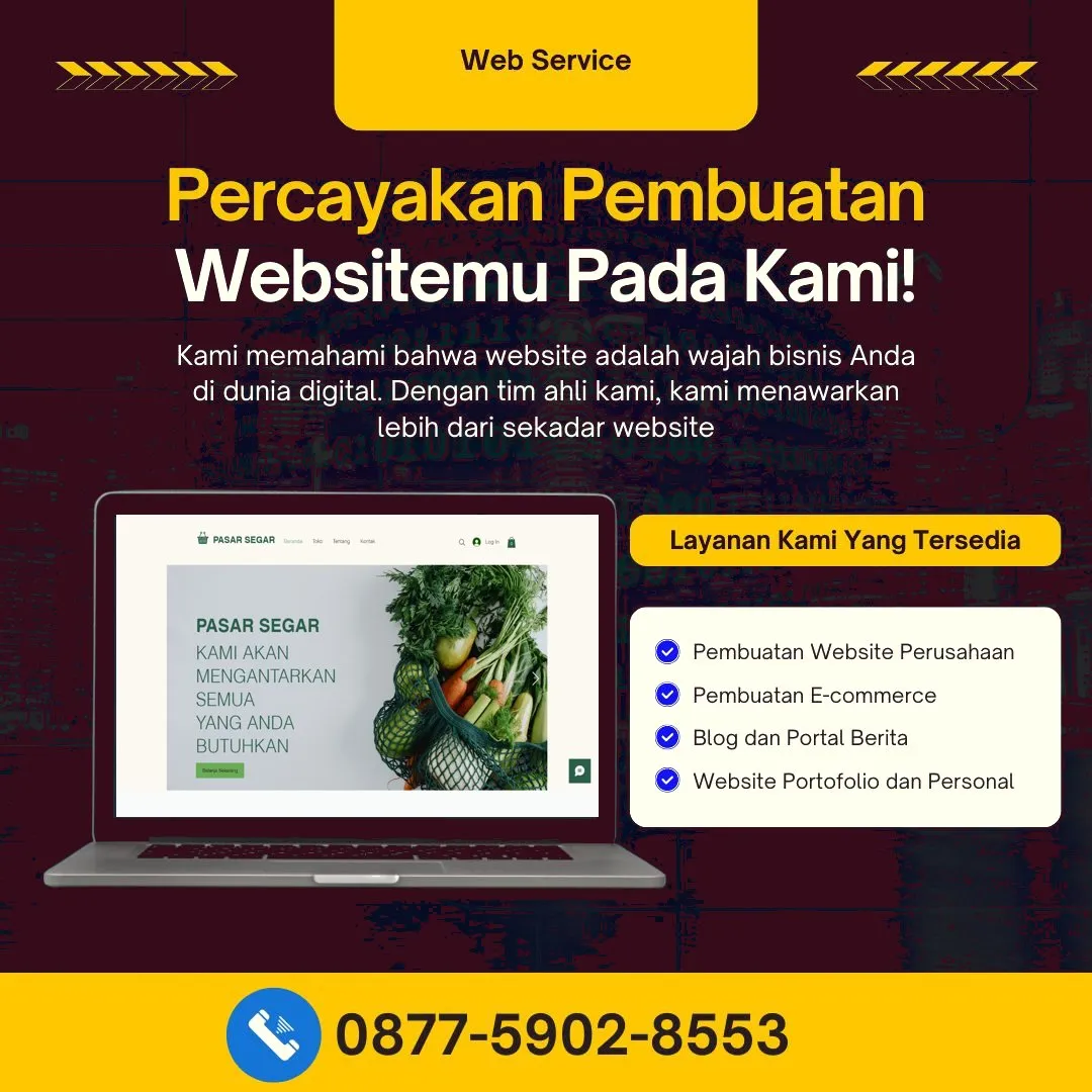 Jasa Pembuatan Web Bulungan Profesional, Cepat, dan Harga Terjangkau