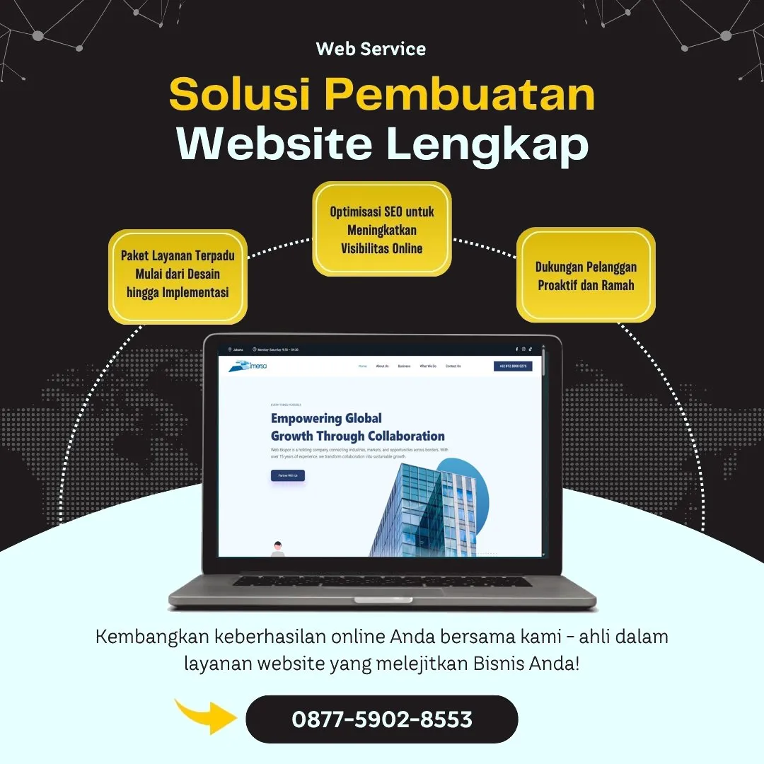 Jasa Pembuatan Web Ambon Andal, Berkualitas, dan Biaya Terjangkau