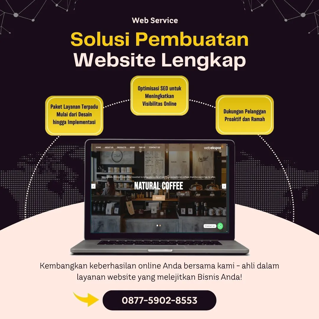 Jasa Pembuatan Web Halmahera Timur Andal, Kreatif, dan Harga Terjangkau