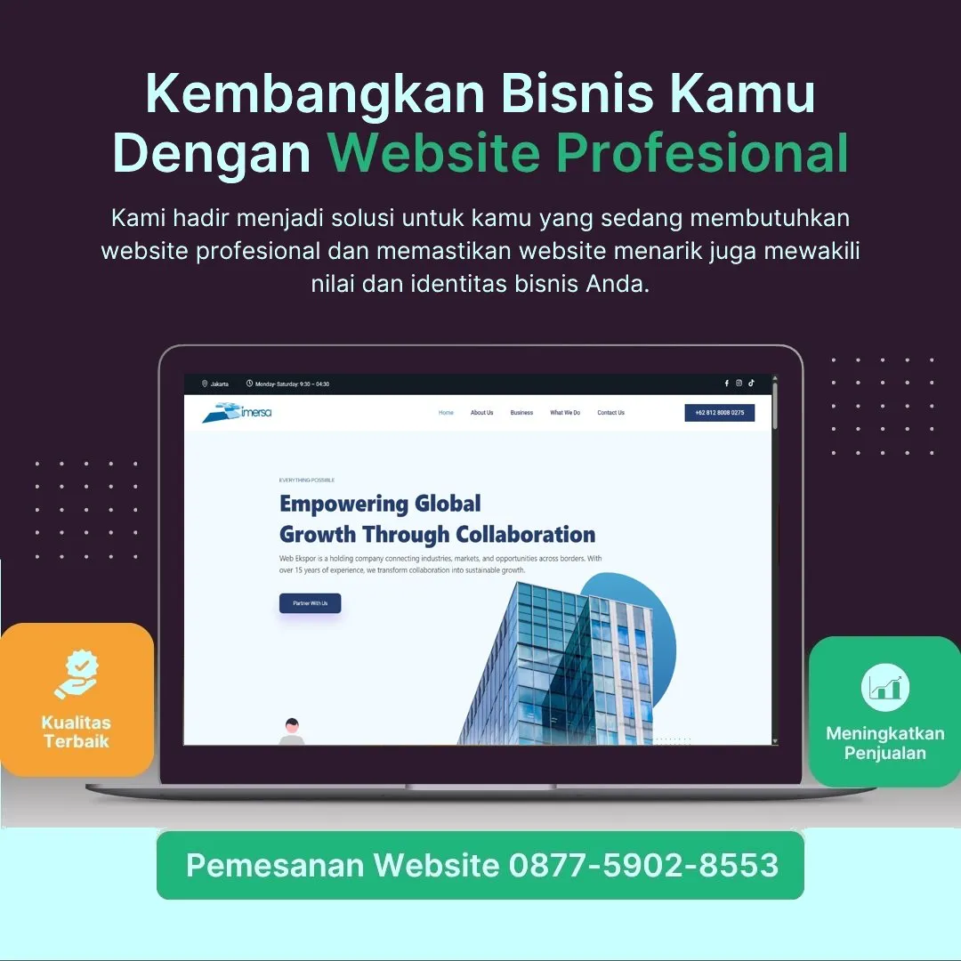 Jasa Pembuatan Web Lhokseumawe Profesional, Cepat, dan Harga Terjangkau