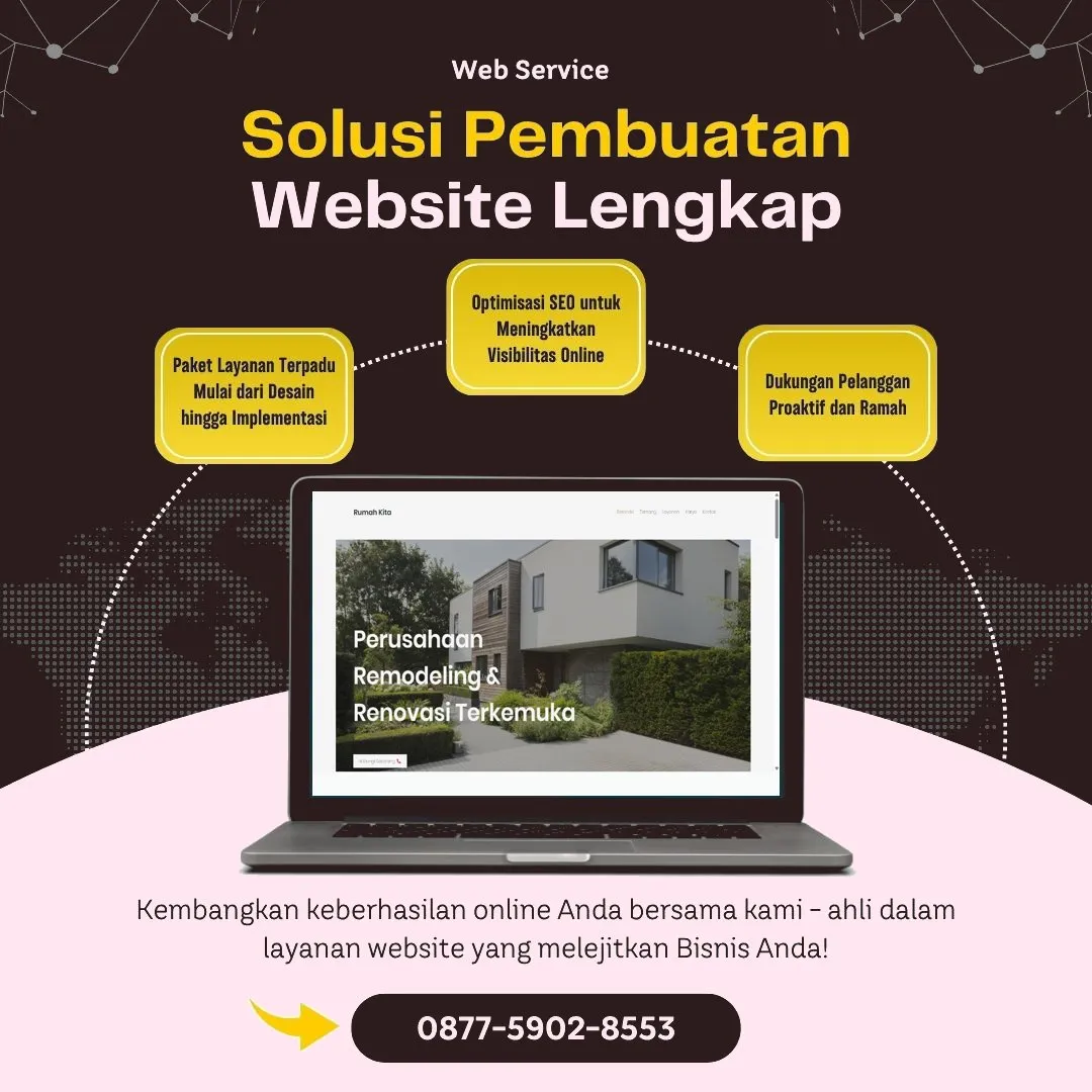 Jasa Pembuatan Web Dompu Modern, Andal, dan Biaya Terjangkau
