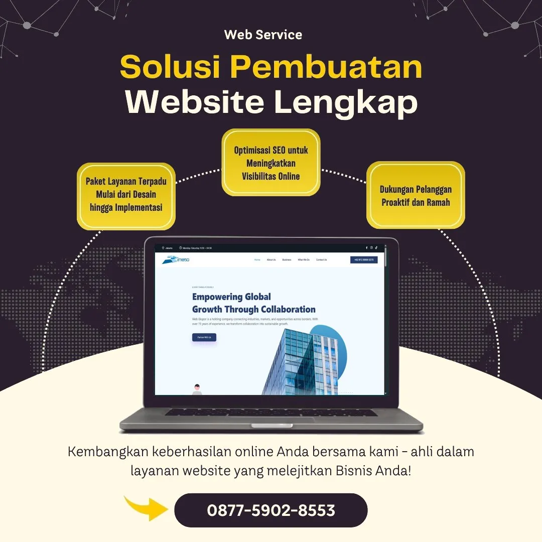 Jasa Pembuatan Web Sumba Tengah Modern, Andal, dan Biaya Efisien