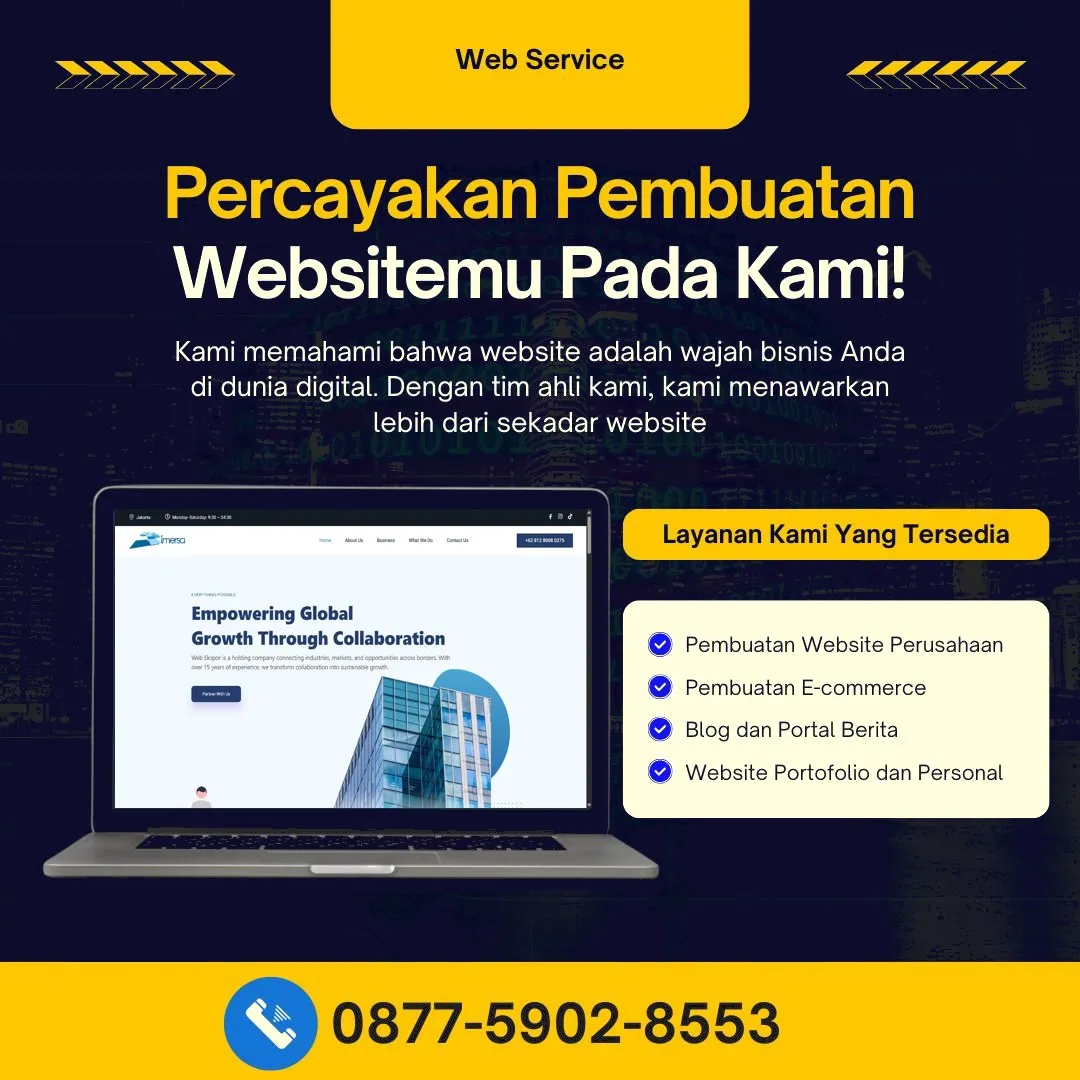 Jasa Pembuatan Web Waropen Modern, Cepat, dan Harga Terjangkau