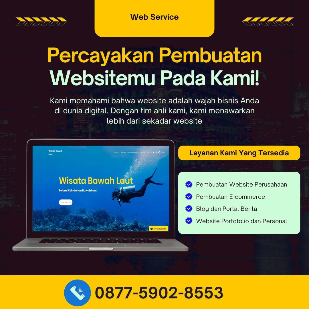 Jasa Pembuatan Web Kepulauan Selayar Modern, Cepat, dan Terjangkau