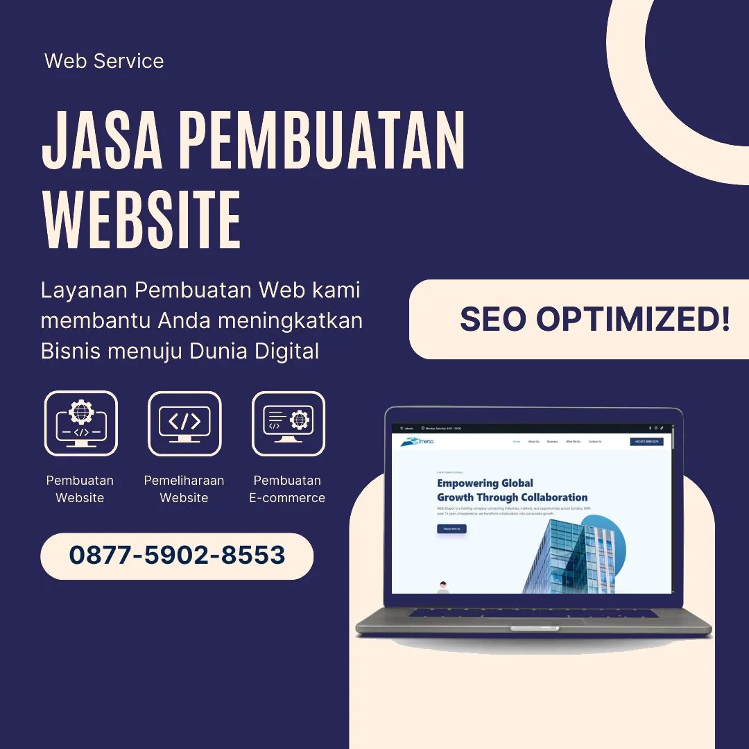 Jasa Pembuatan Web Buton Utara Modern, Cepat, dan Harga Bersahabat