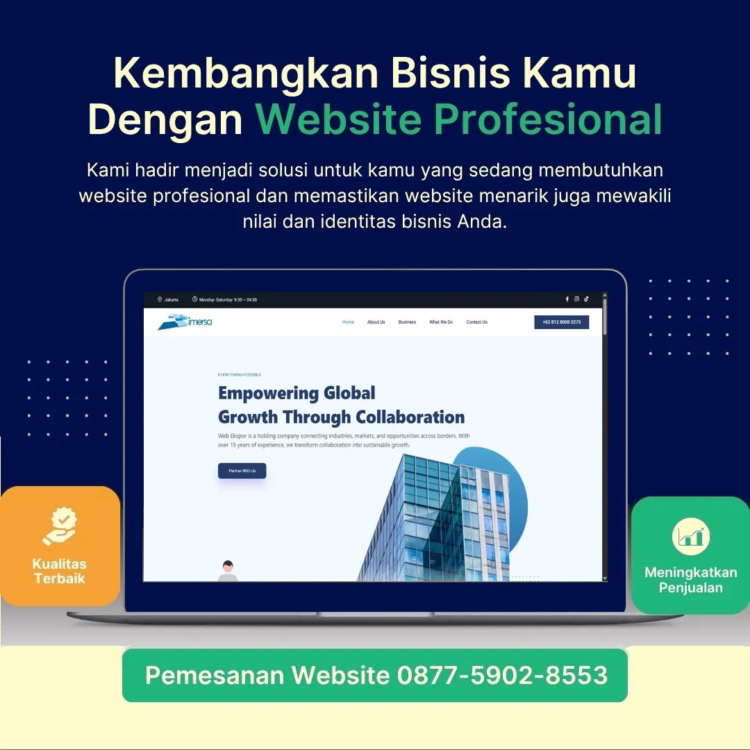Jasa Pembuatan Web Bolaang Mongondow Kreatif, Andal, dan Biaya Bersahabat