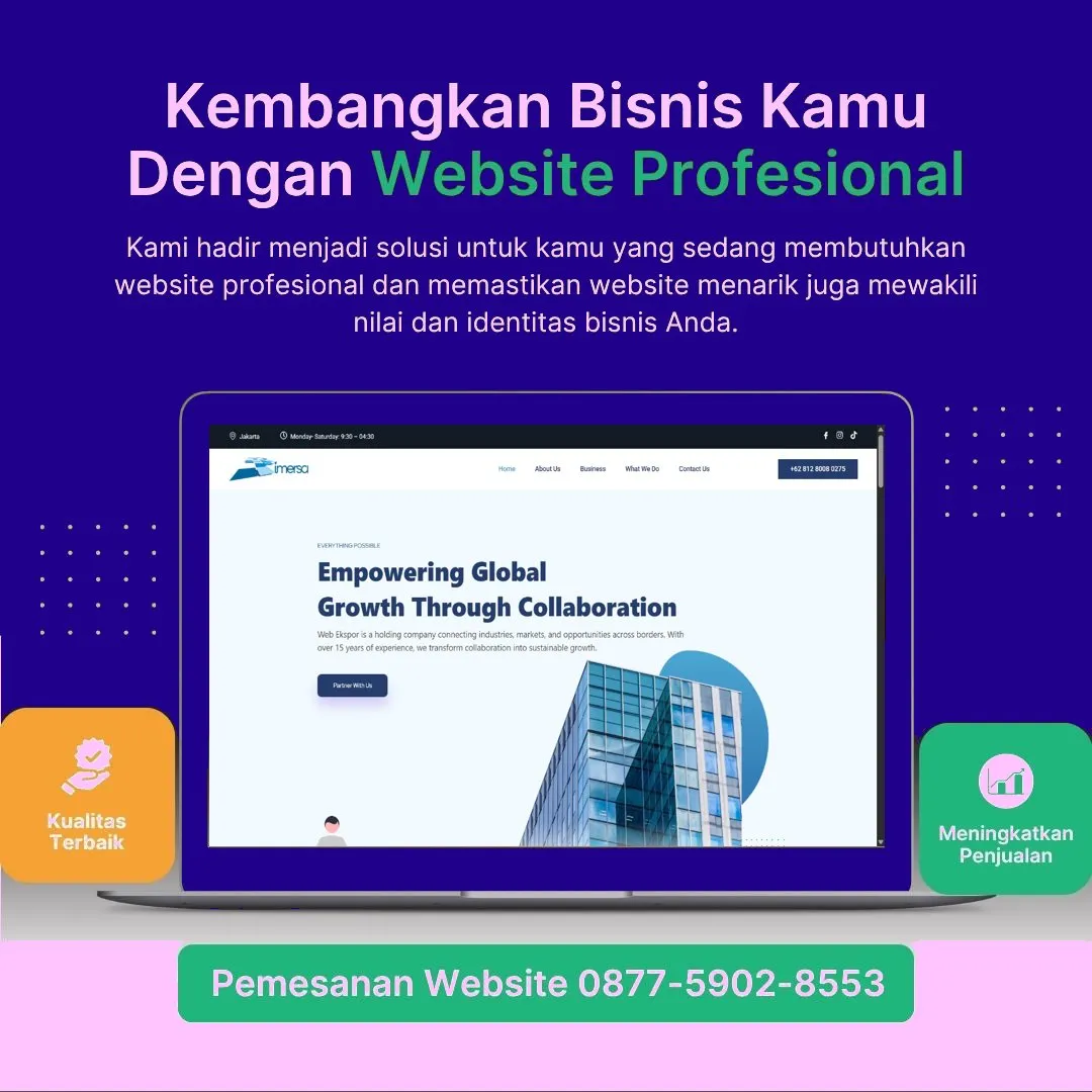 Jasa Pembuatan Web Sukorame Lamongan Modern, Kreatif, Harga Bersahabat