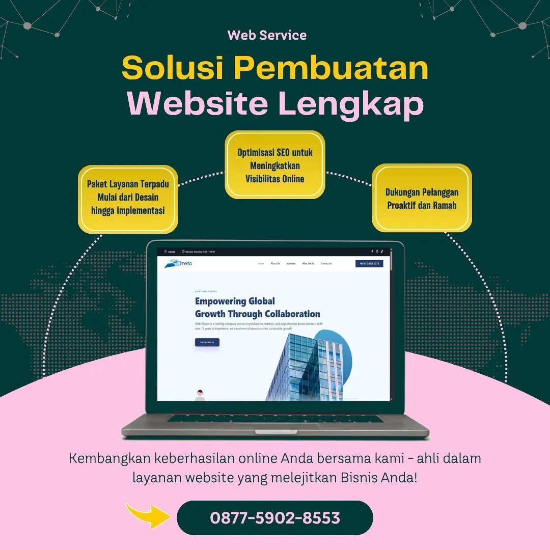 Jasa Pembuatan Web Empat Lawang Modern, Cepat, dan Harga Terjangkau
