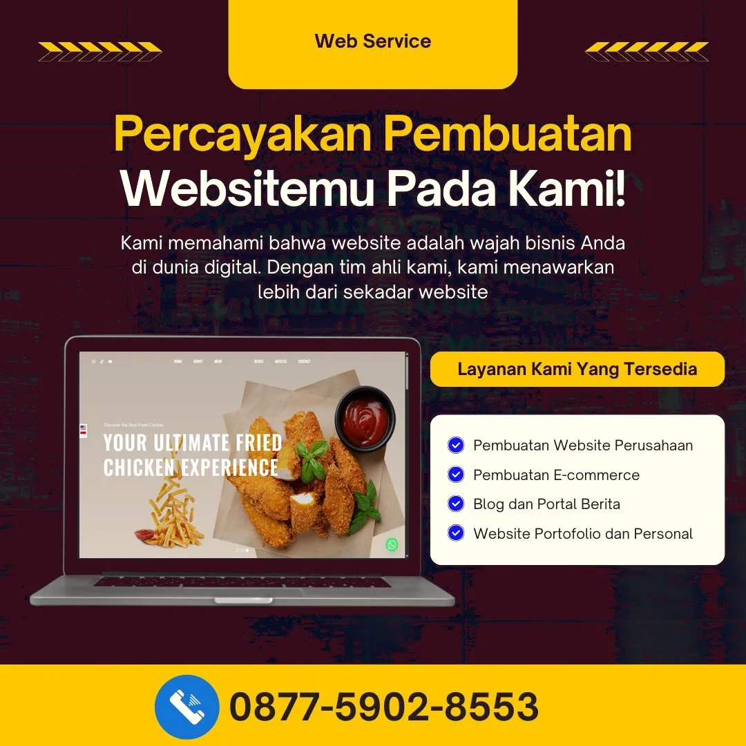 Jasa Pembuatan Web Musi Rawas Modern, Cepat, dan Biaya Terjangkau