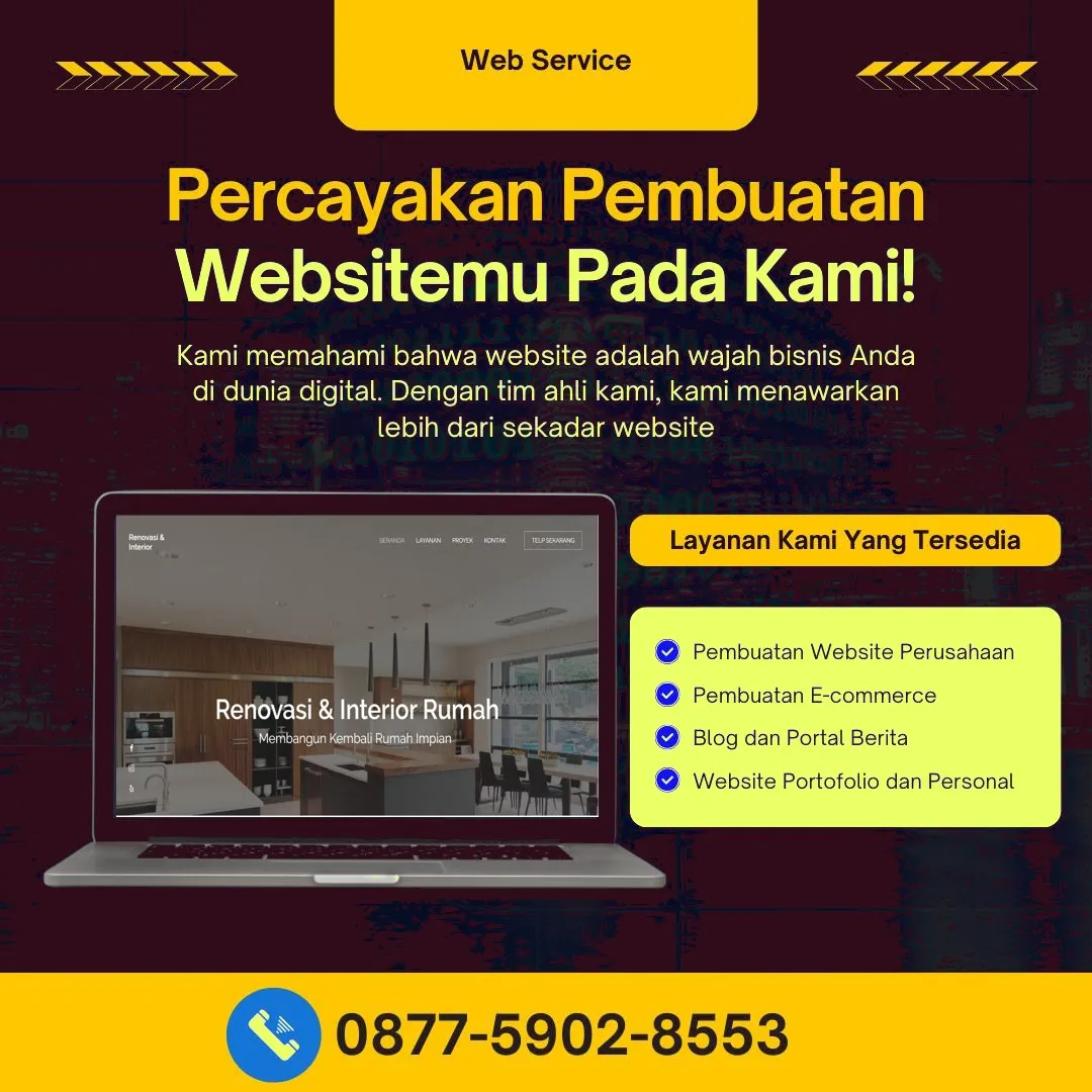 Jasa Pembuatan Web Palembang Kreatif, Cepat, dan Harga Terjangkau