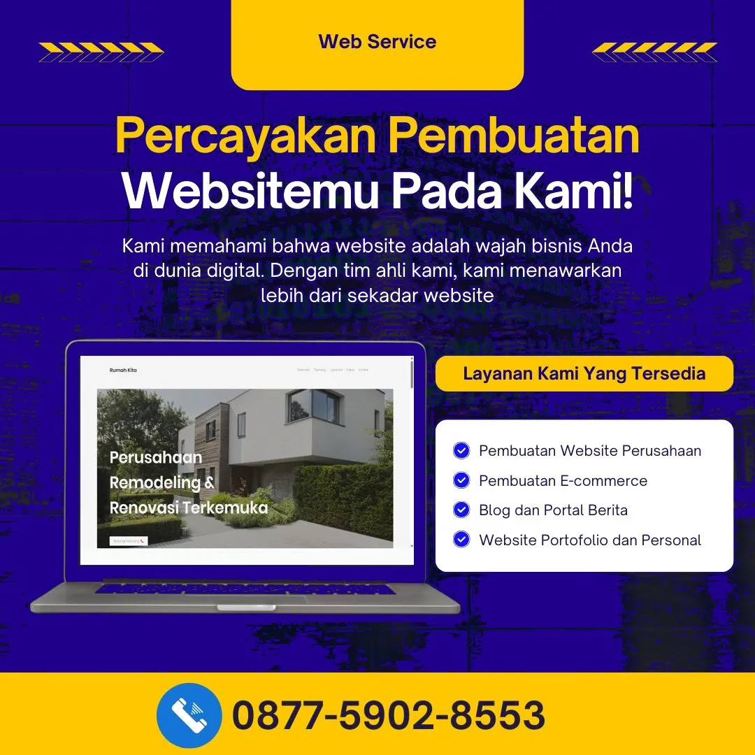 Jasa Pembuatan Web Deli Serdang Modern, Andal, dan Biaya Efisien