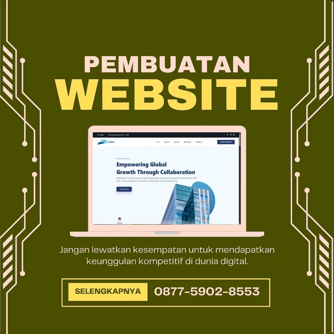 Jasa Pembuatan Web Taman Madiun Modern, Efisien, Biaya Terjangkau