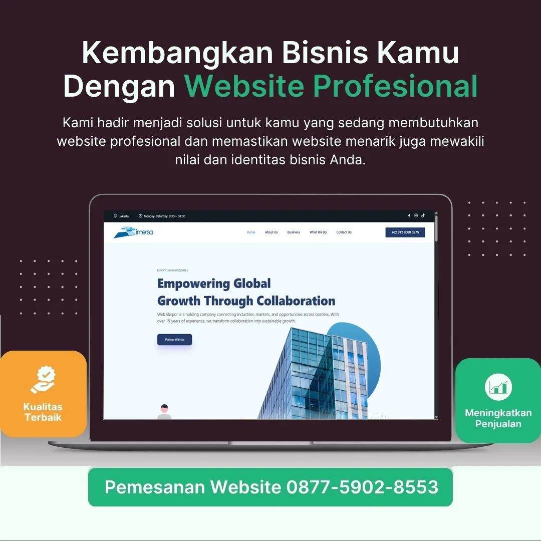 Jasa Pembuatan Web Madiun Modern, Efisien, Biaya Bersahabat