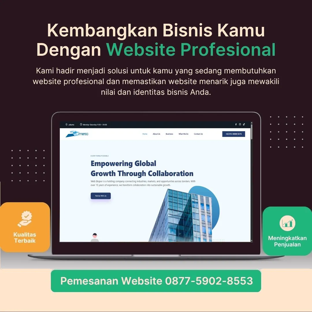 Jasa Pembuatan Web Wonoasri Madiun Modern, Efisien, Biaya Bersahabat