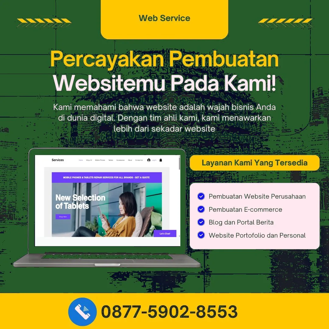 Jasa Pembuatan Web Bendo Magetan Profesional, Kreatif, Harga Terjangkau