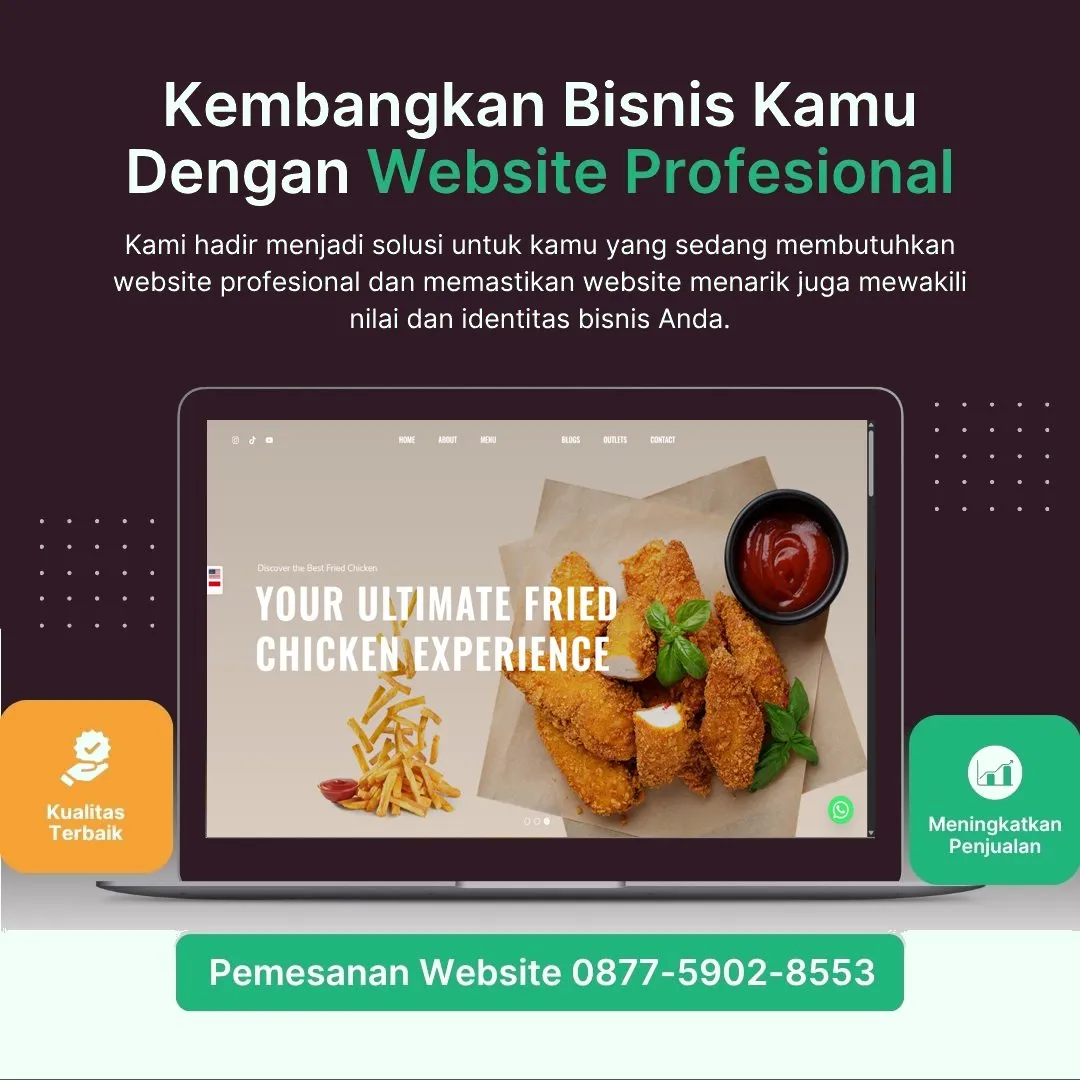 Jasa Pembuatan Web Licin Banyuwangi Modern dengan Desain Berkualitas