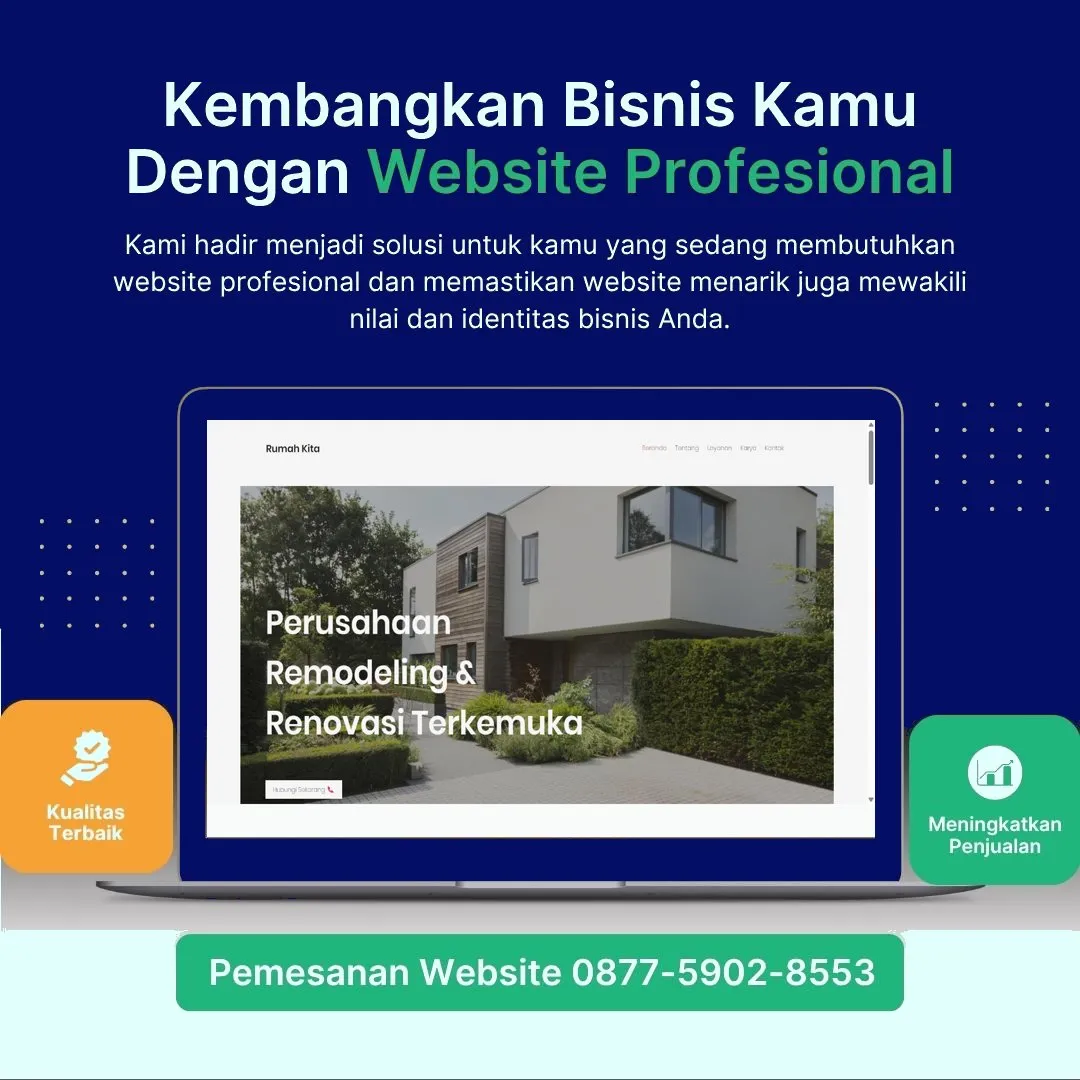 Jasa Pembuatan Web Kebon Agung Pacitan Profesional dengan Harga Terjangkau