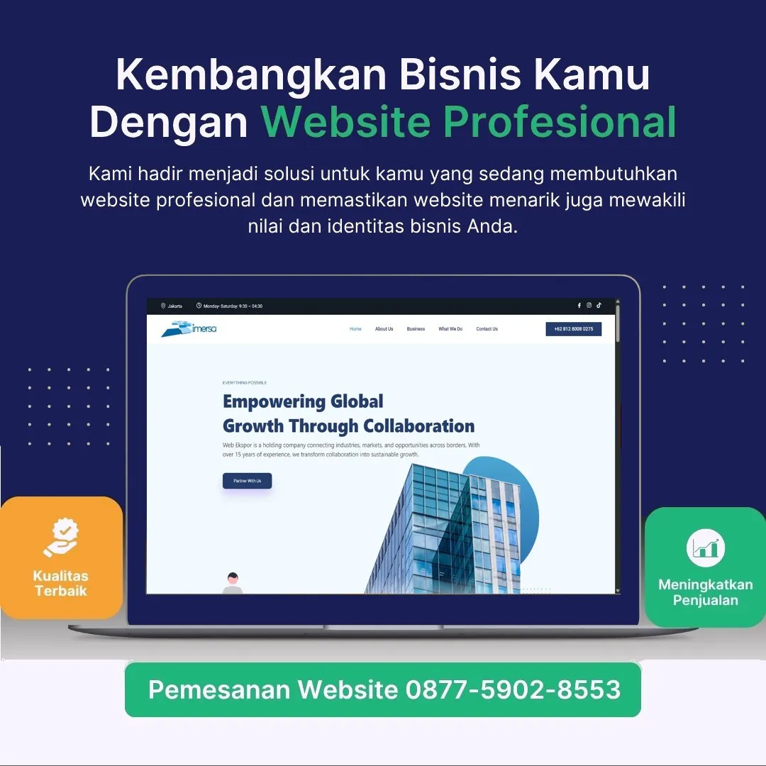Jasa Pembuatan Web Jenangan Ponorogo Terjangkau dengan Kualitas Profesional