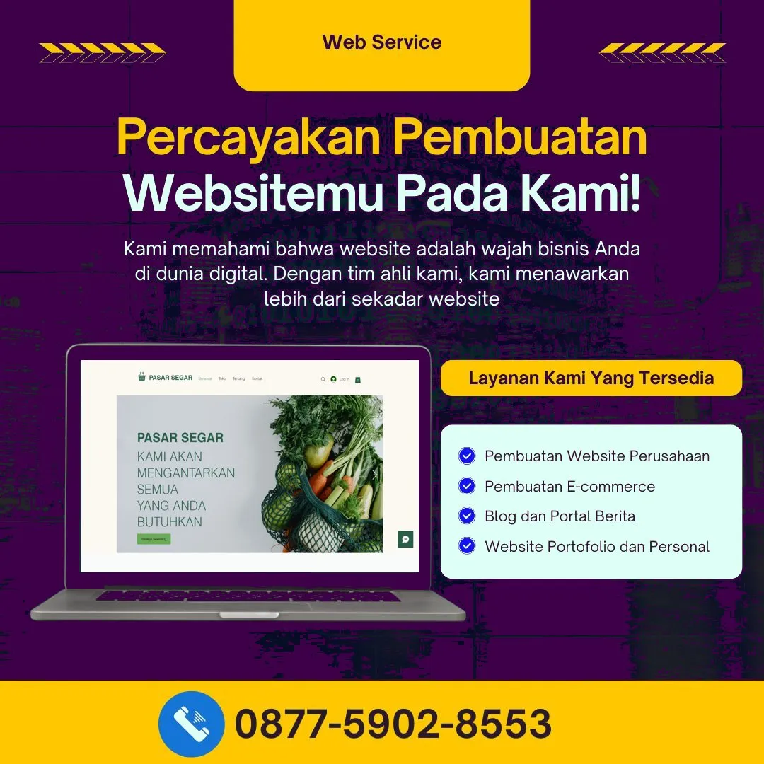 Jasa Pembuatan Web Nonggunong Sumenep Terpercaya dan Efisien