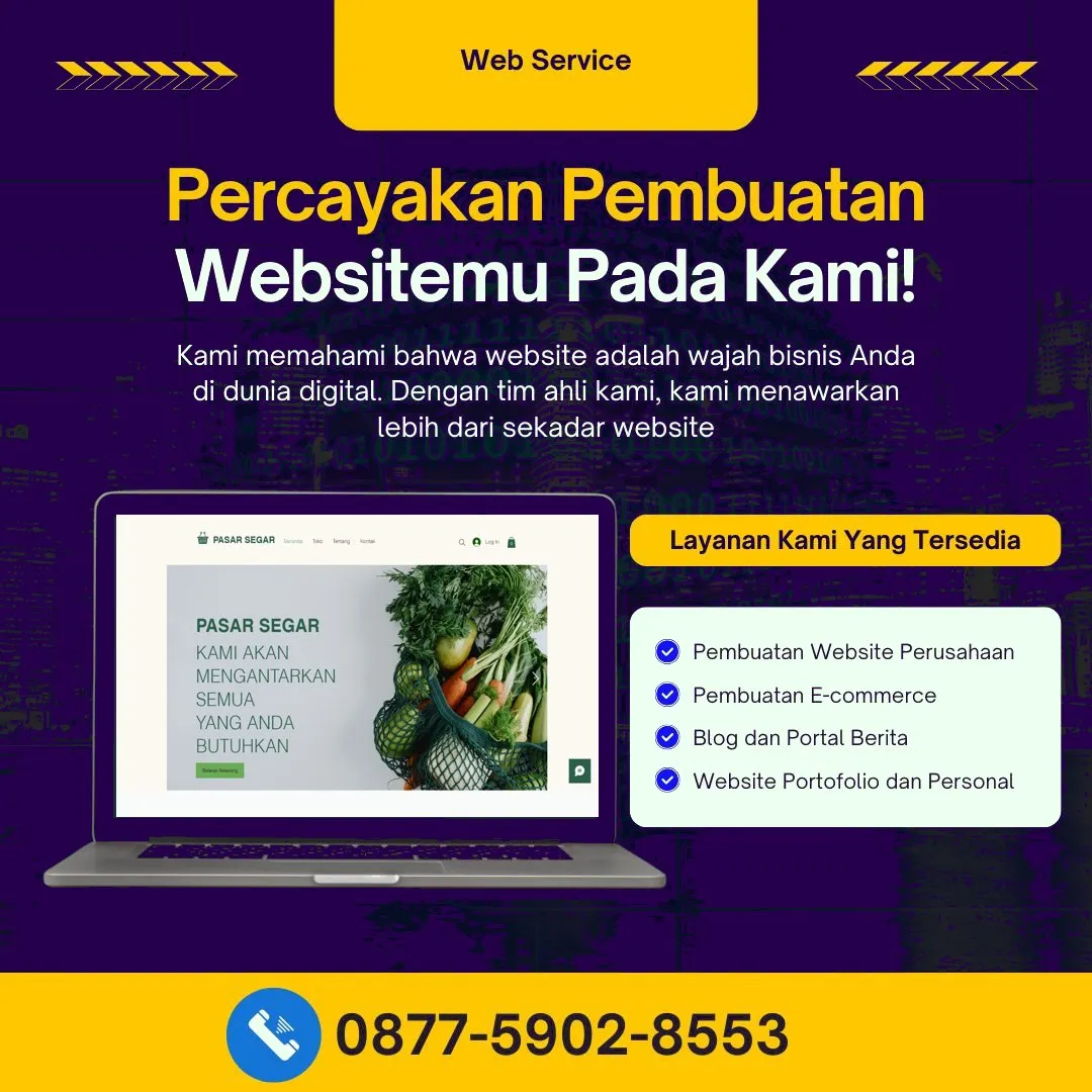 Jasa Pembuatan Web Bubutan Surabaya Murah, Kualitas Terjamin