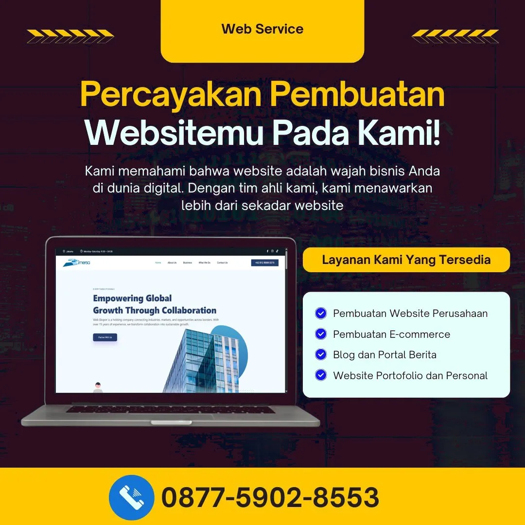 Jasa Pembuatan Web Banjarnegara Kreatif, Murah, Desain Memukau