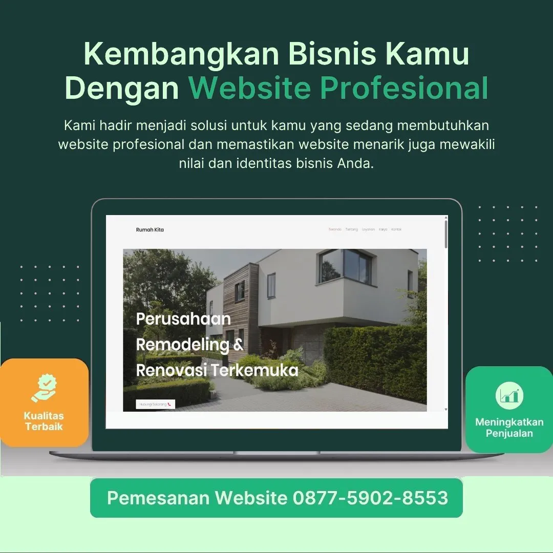 Jasa Pembuatan Web Kemranjen Banyumas Profesional, Cepat, Harga Terjangkau