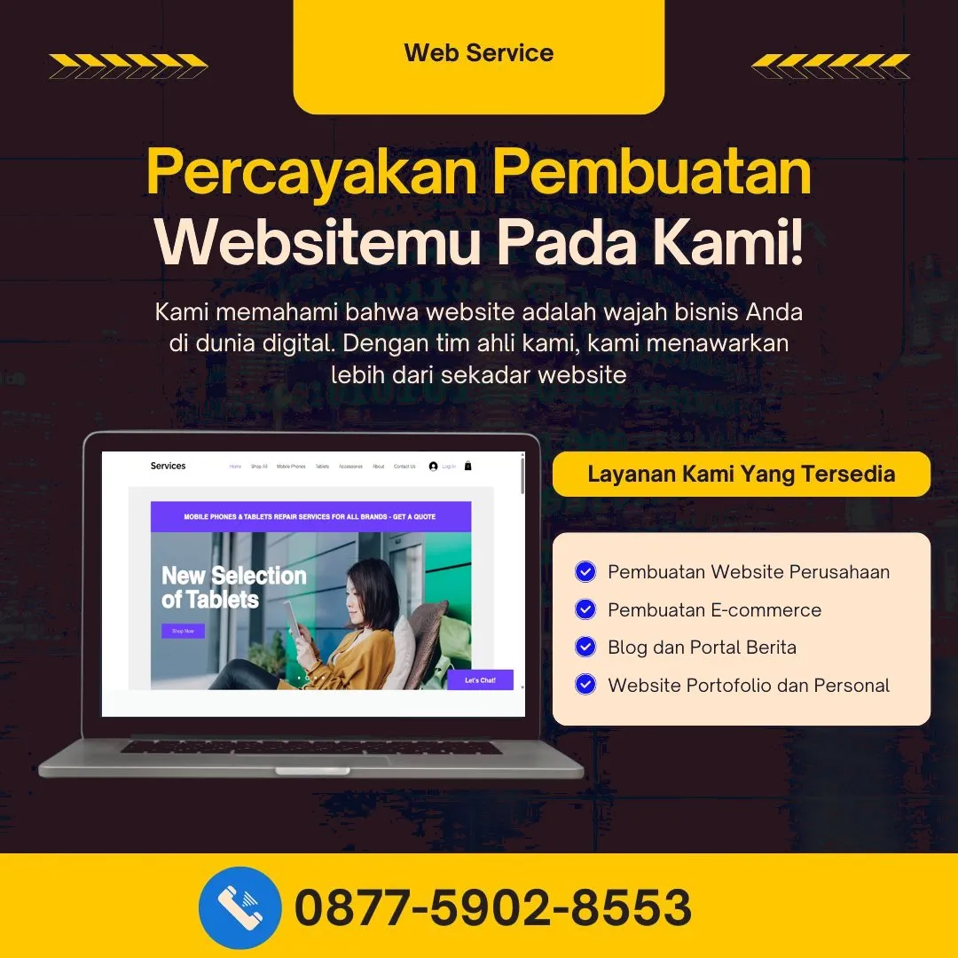 Jasa Pembuatan Web Cilongok Banyumas Modern, Terjangkau, Hasil Optimal