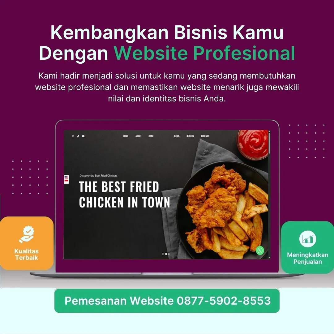 Jasa Pembuatan Web Tersono Batang Profesional, Cepat, Harga Terjangkau