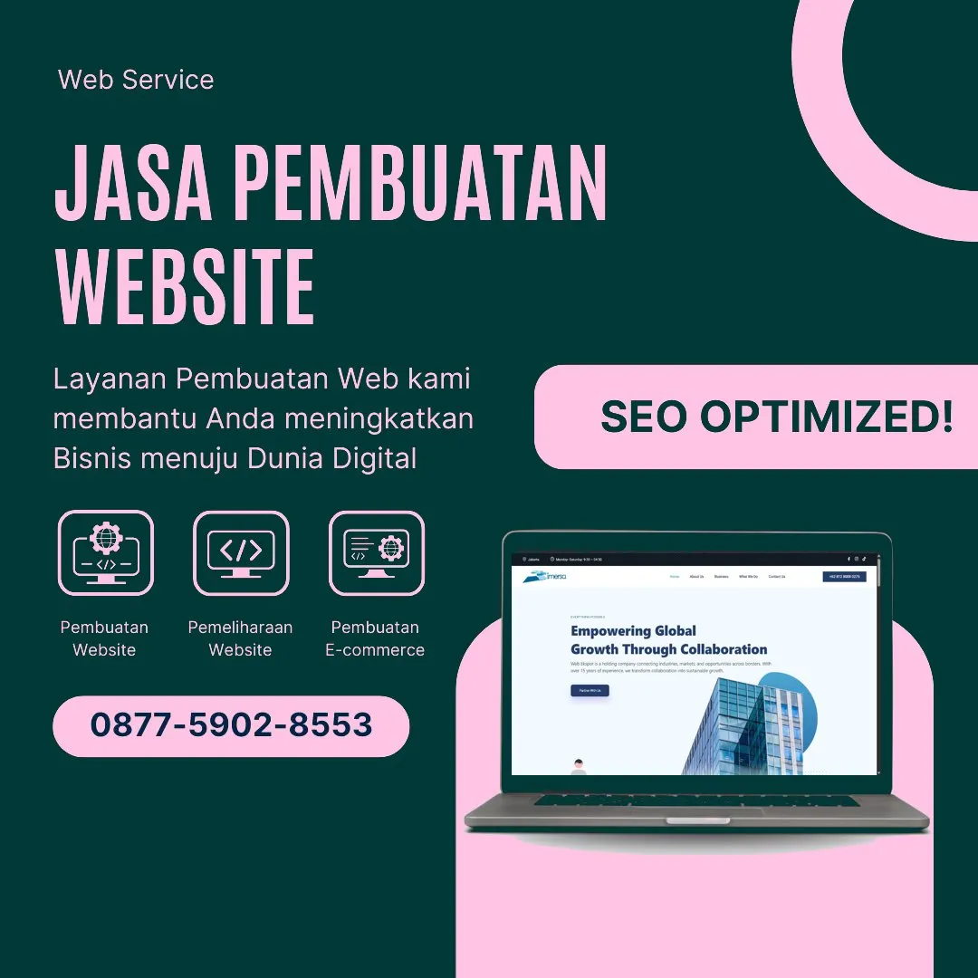Jasa Pembuatan Web Tunjungan Blora Efisien, Kreatif, Biaya Bersahabat