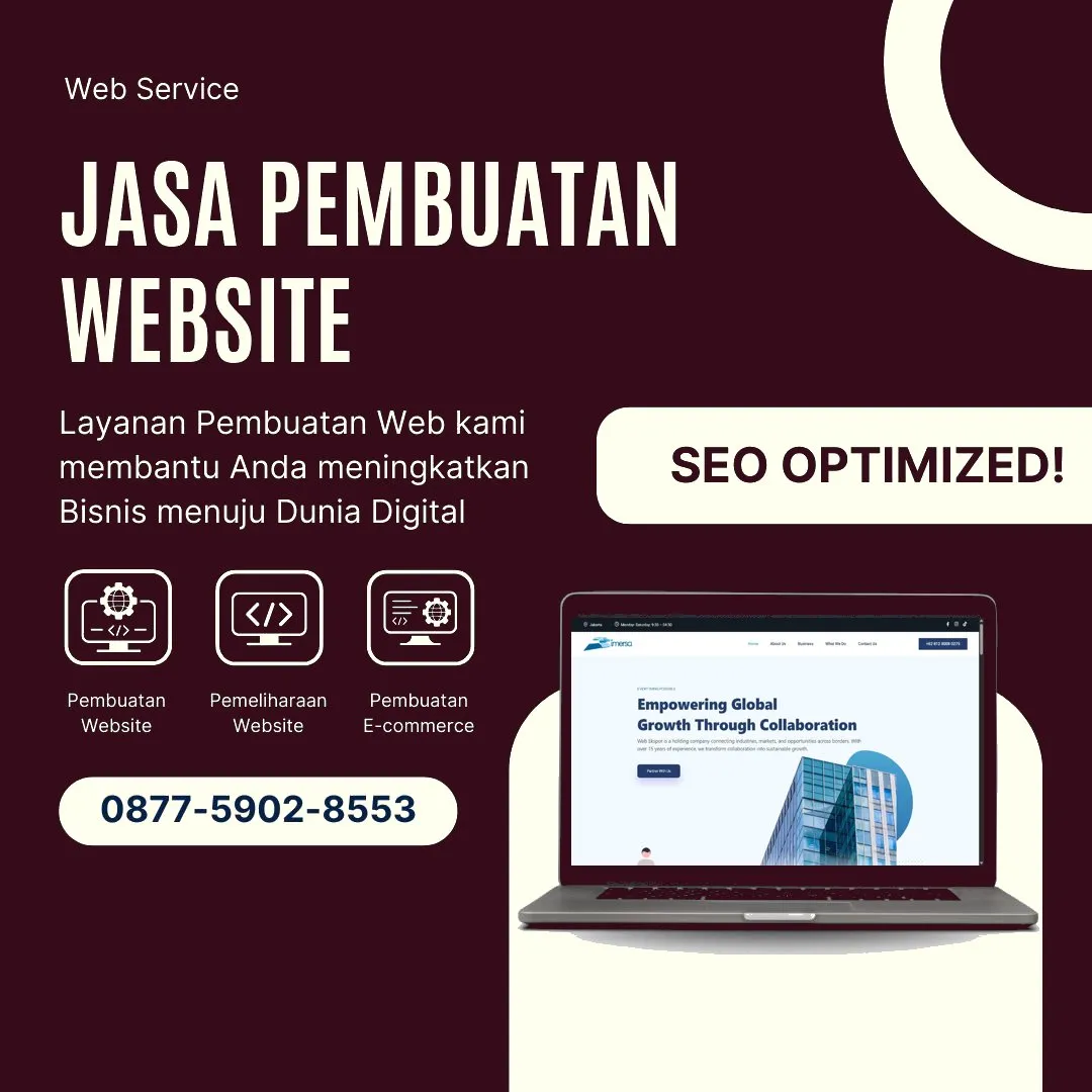 Jasa Pembuatan Web Cepogo Boyolali Efisien, Modern, Biaya Terjangkau