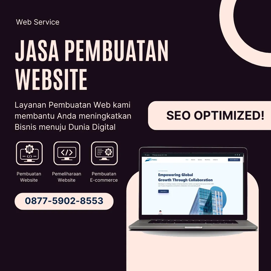 Jasa Pembuatan Web Kersana Brebes Modern, Terpercaya, Biaya Terjangkau