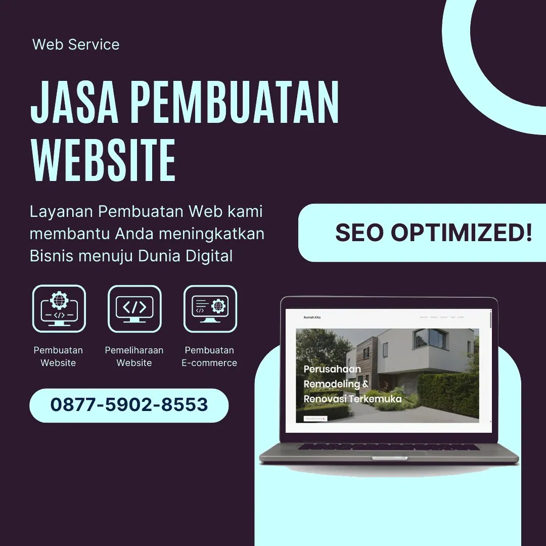 Jasa Pembuatan Web Cilacap Utara Cilacap Efisien, Modern, Biaya Bersahabat